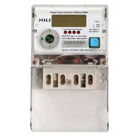 Đồng hồ năng lượng điện tín dụng đa năng / Polycarbonate kilowatt giờ đồng hồ AC 230 Volt